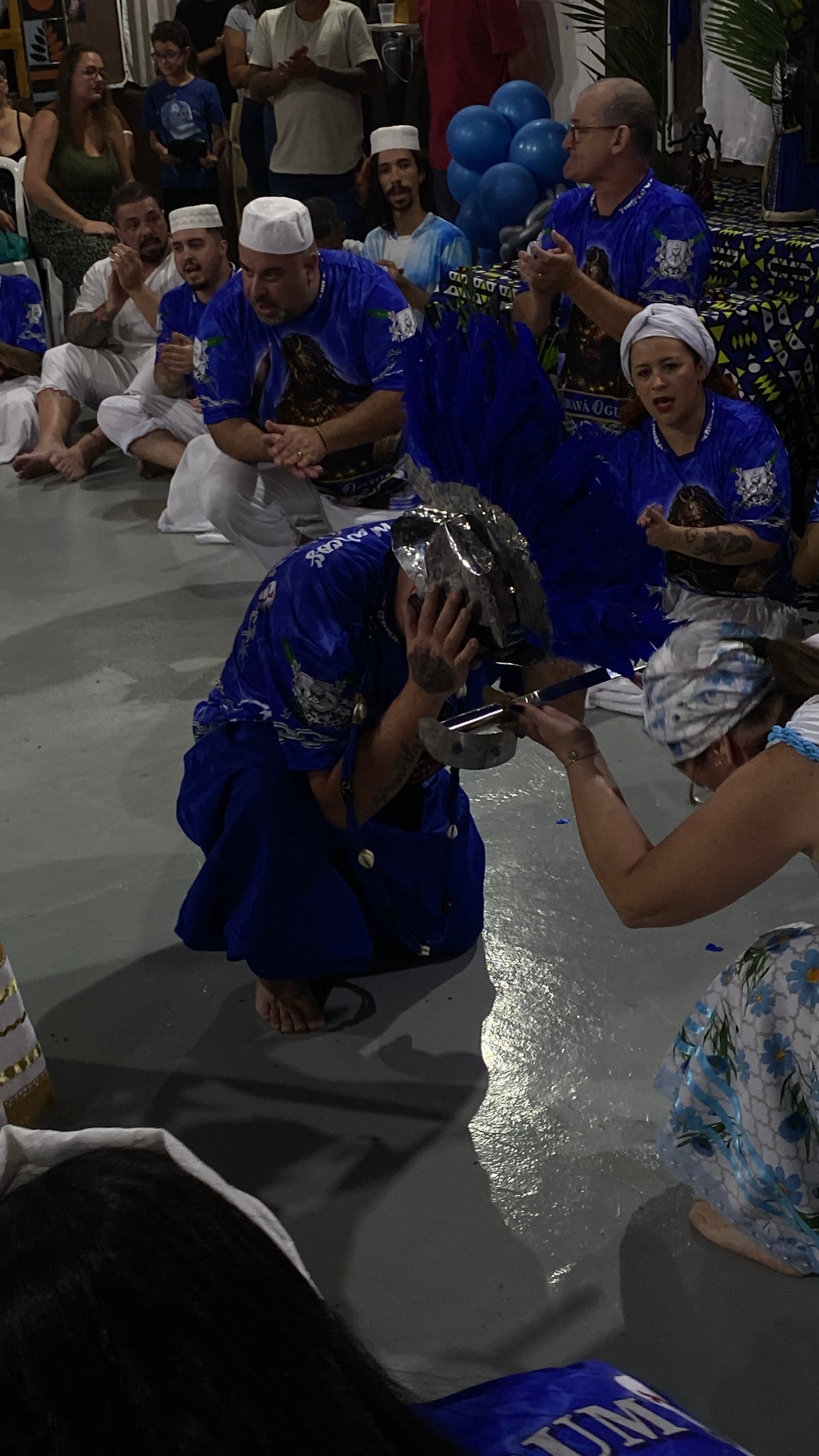 Festa de Ogum realizada no terreiro