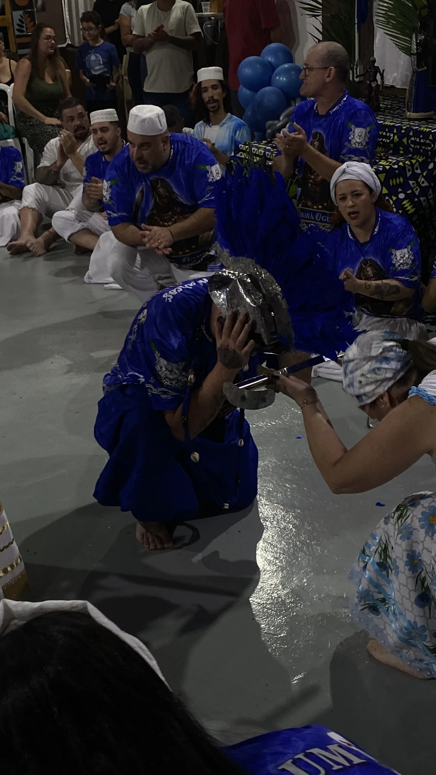 Festa de Ogum realizada no terreiro
